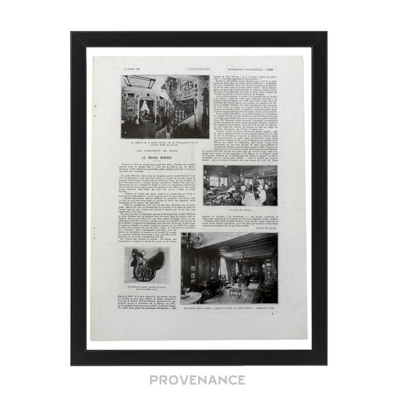 🔴 Hermes Antique Vintage Newsprint Ad - HERMÈS MUSEUM - Picture 1 of 8